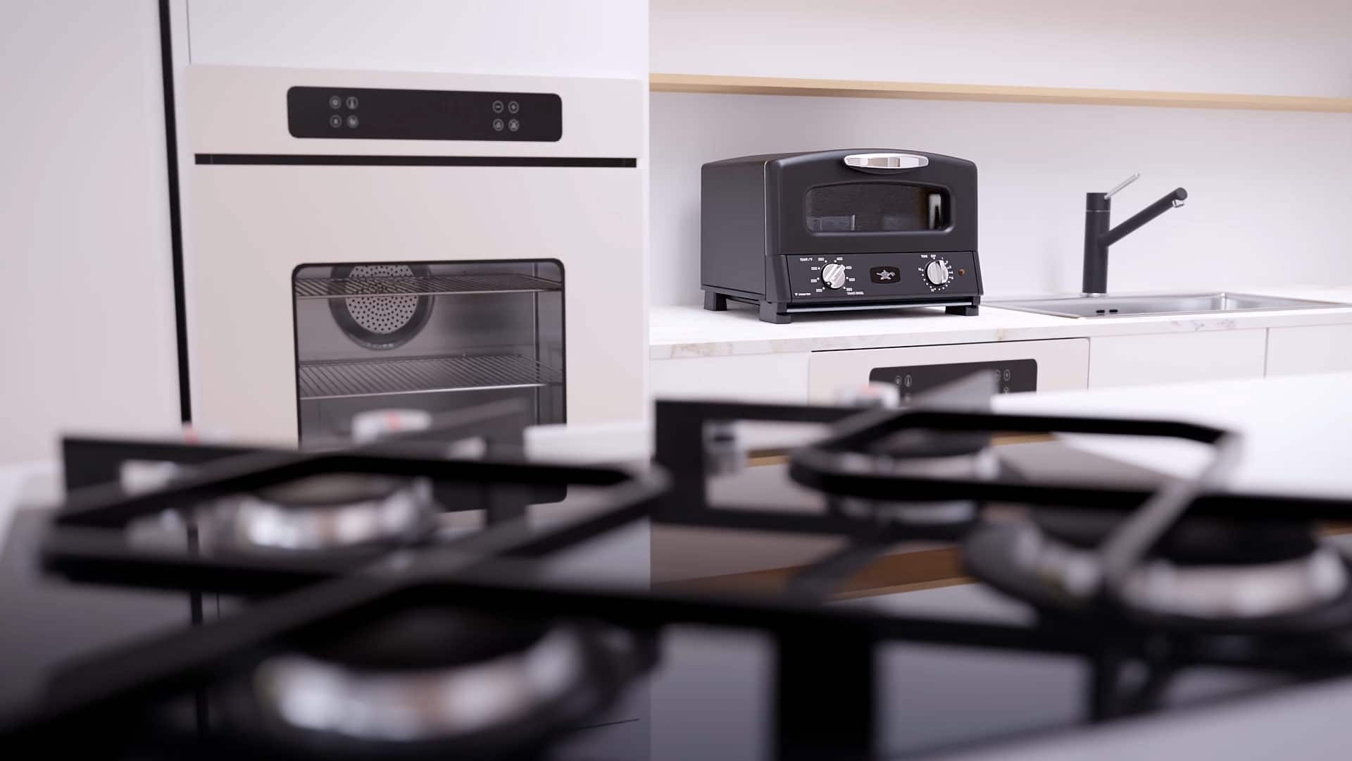 HeatMate toaster oven in the modern kitchen